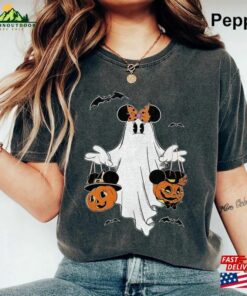 Minnie Ghost Halloween Comfort Colors Shirt Spooky Season Mickey T-Shirt Sweatshirt