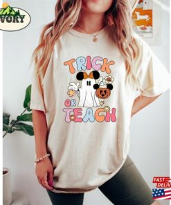 Minnie Ghost Halloween Shirt Disney Watercolor Castle Classic Sweatshirt 2 Minnie Ghost Halloween Shirt Disney Watercolor Castle Classic Sweatshirt 3