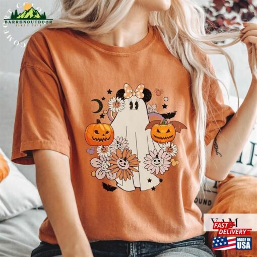 Minnie Ghost Spooky Season Comfort Colors® Shirt Boo Halloween Pumpkin Sweatshirt Classic