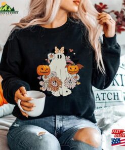 Minnie Ghost Spooky Season Comfort Colors® Shirt Boo Halloween Pumpkin Sweatshirt Classic 2 Minnie Ghost Spooky Season Comfort Colors(r) Shirt Boo Halloween Pumpkin Sweatshirt Classic 3
