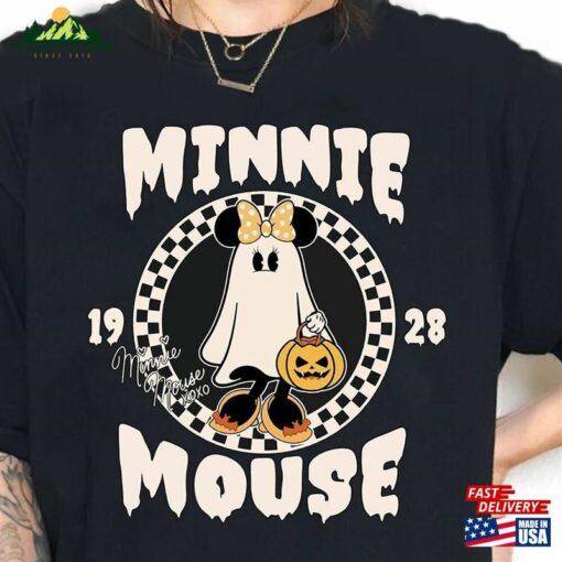 Minnie Halloween Shirt Ghost Est 1928 T-Shirt Unisex