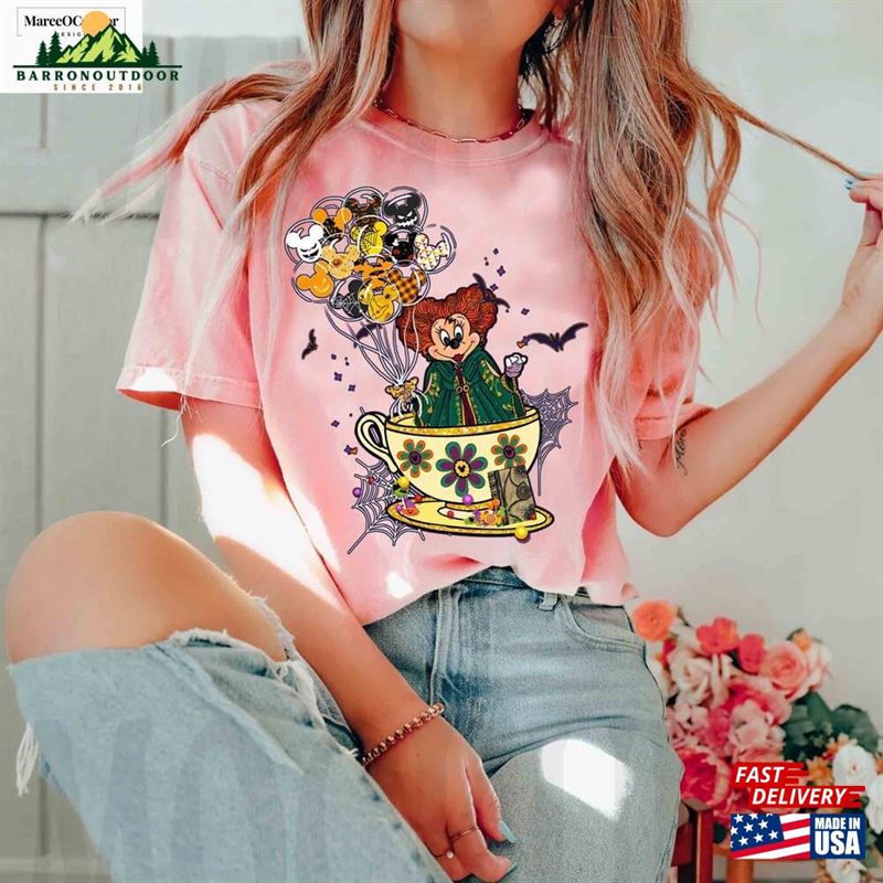 Minnie Mouse Hocus Pocus Vintage Comfort Colors® Shirt Halloween Tee Hoodie Sweatshirt