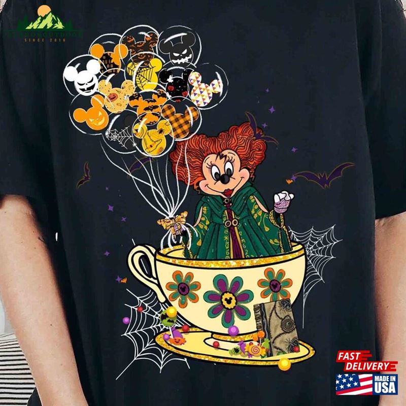 Minnie Mouse Hocus Pocus Vintage Comfort Colors® Shirt Halloween Tee Hoodie Sweatshirt