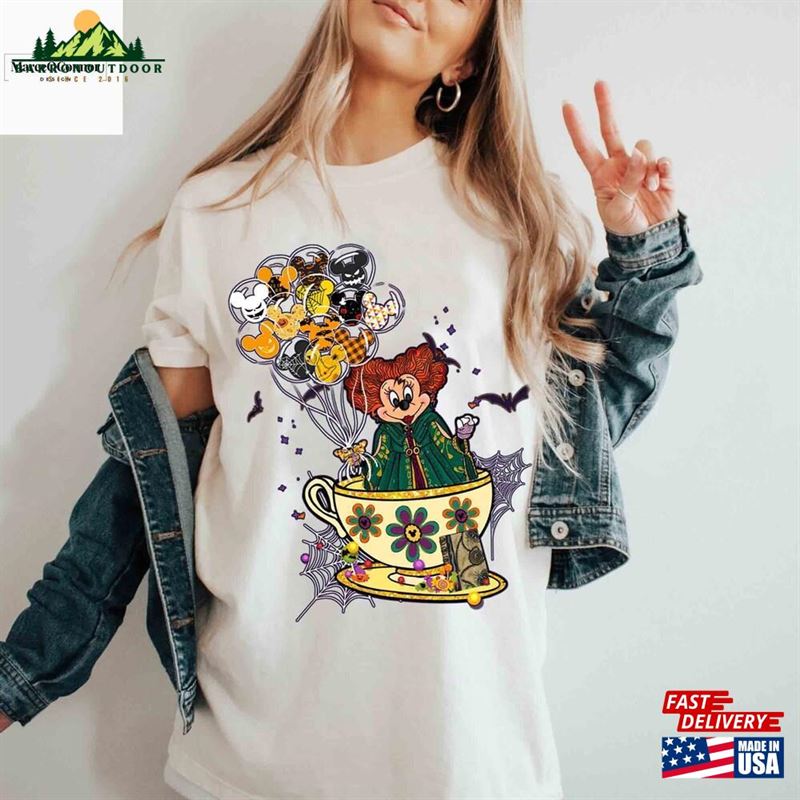 Minnie Mouse Hocus Pocus Vintage Comfort Colors® Shirt Halloween Tee Hoodie Sweatshirt