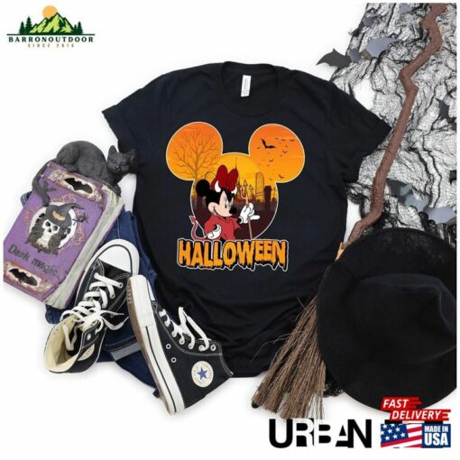 Minnie Shirt Personalized Disney Halloween 2023 Costum Hoodie Unisex