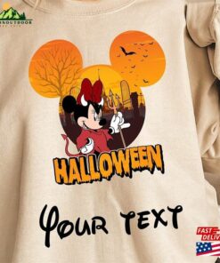 Minnie Shirt Personalized Disney Halloween 2023 Costum Hoodie Unisex
