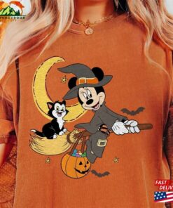 Minnie Witch Halloween Comfort Color Shirt Disney Party Witches Hoodie Classic