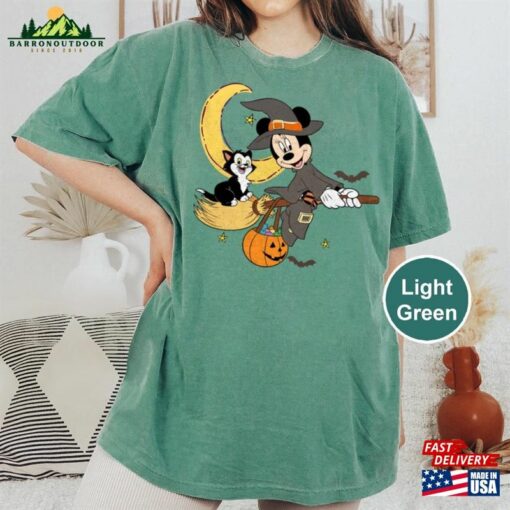 Minnie Witch Halloween Comfort Color Shirt Disney Party Witches Hoodie Classic