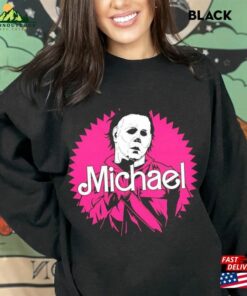 Mjchal Myer Horror Character X Barbie Halloween 2023 Shirt Unisex Sweatshirt Mjchal Myer Horror Character X Barbie Halloween 2023 Shirt Unisex Sweatshirt