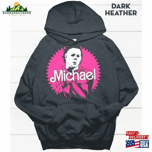 Mjchal Myer Horror Character X Barbie Halloween 2023 Shirt Unisex Sweatshirt