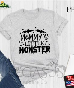 Mommy’s Little Monster Shirt Kids Halloween Tee Unisex Hoodie