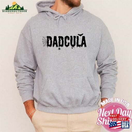 Momster And Dadcula Halloween Sweatshirts Mom Dad Gift Couples Hoodie Classic