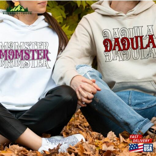 Momster And Dadcula Matching Halloween Shirts Couples Shirt Unisex Classic