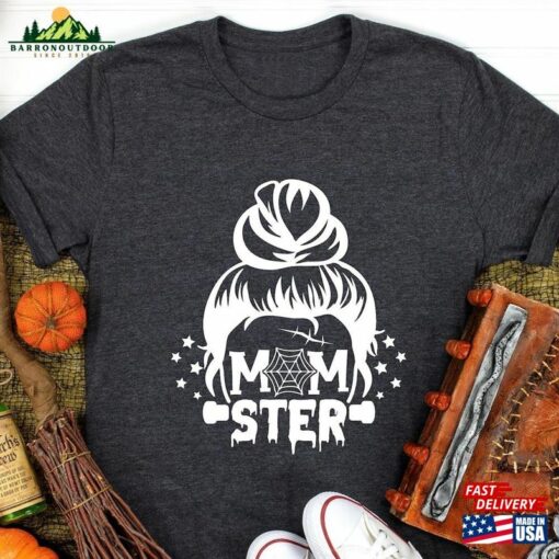 Momster Shirt Halloween For Mom Funny Hoodie Sweatshirt