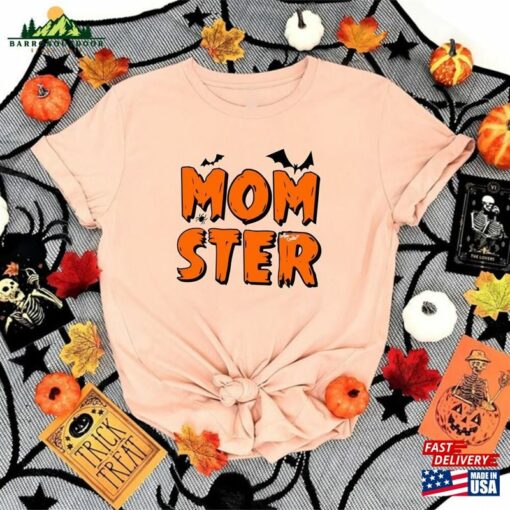 Momster Shirt Mommy Halloween Tee Spooky Vibe T-Shirt Sweatshirt Hoodie