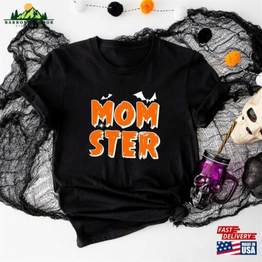 Momster Shirt Mommy Halloween Tee Spooky Vibe T-Shirt Sweatshirt Hoodie