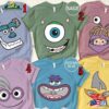 Monster Inc Shirt Family Shirts Disney Halloween Costume Sweatshirt T-Shirt