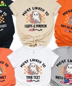 Most Likely To Halloween Shirt Family Matching Sweatshirt T-Shirt