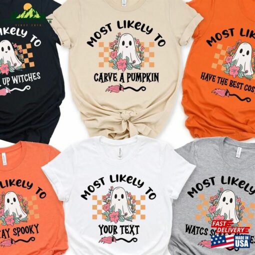 Most Likely To Halloween Shirt Family Matching Sweatshirt T-Shirt