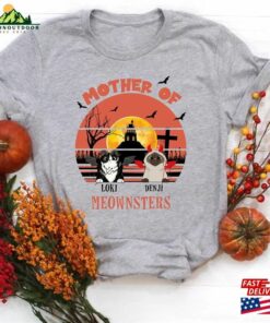 Mother Of Meownsters Halloween Custom Shirt Personalized Gift For Cat Lovers Sweatshirt T-Shirt 2 Mother Of Meownsters Halloween Custom Shirt Personalized Gift For Cat Lovers Sweatshirt T Shirt 3