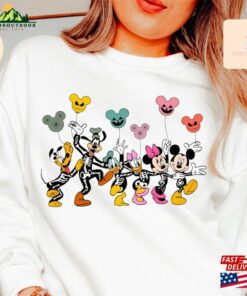 Mouse And Friends Characters Halloween Skeleton Shirt Matching Magical Unisex Sweatshirt