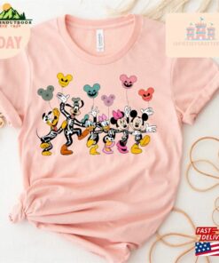 Mouse And Friends Characters Halloween Skeleton Shirt Matching Magical Unisex Sweatshirt 4