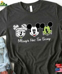 Mouse Halloween Faces Shirt Funny Disney T-Shirt Boys Tees Unisex Hoodie