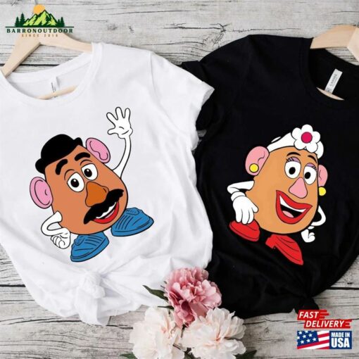 Mr Potato And Mrs Head T-Shirt Funny Thanksgiving Tees Personalized Custom Family Matching Shirt Hoodie