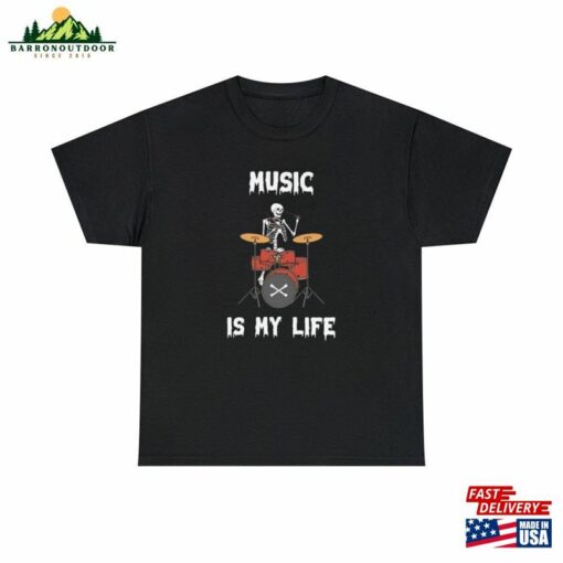 Music Is My Lifeunisex Heavy Cotton Tee Halloween 2023 Hoodie Unisex