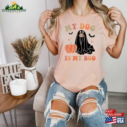 My Dog Is Boo Halloween Sweatshirt Mom Shirt Unisex T-Shirt