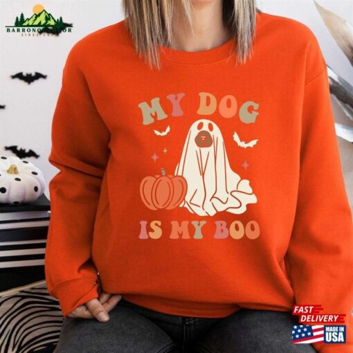 My Dog Is Boo Sweatshirt Mom Shirt Lover Unisex Hoodie