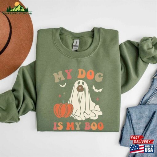 My Dog Is Boo Sweatshirt Mom Shirt Lover Unisex Hoodie