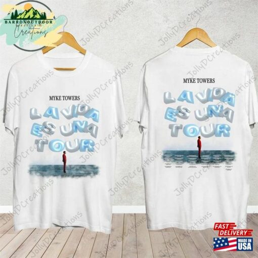 Myke Towers North American Tour Shirt La Vida Es Una 2023 Hoodie Classic