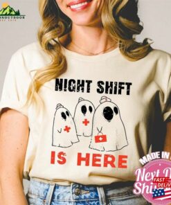 Night Shift Is Here Shirt Ghost Nurse Halloween Shirts Hoodie Sweatshirt 2 Night Shift Is Here Shirt Ghost Nurse Halloween Shirts Hoodie Sweatshirt 3