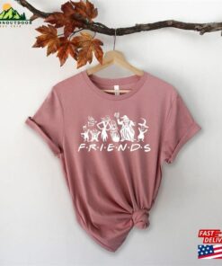 Nightmare Before Christmas Characters Friends Logo Unisex Tee Halloween Gift Hoodie T Shirt 4