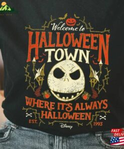 Nightmare Before Christmas Halloween Town Shirt Jack Skellington Costume Classic Unisex