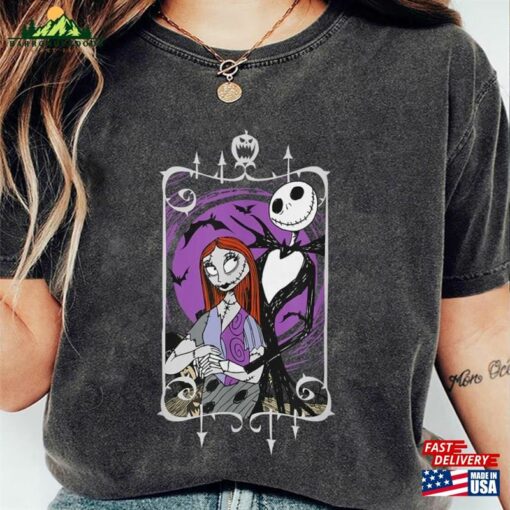 Nightmare Before Christmas Jack And Sally Halloween Party Comfort Colors T-Shirt Sweatshirt Classic