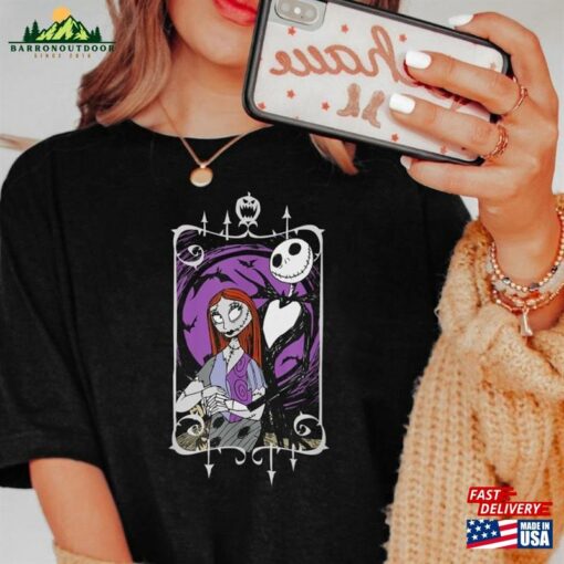 Nightmare Before Christmas Jack And Sally Halloween Party Comfort Colors T-Shirt Sweatshirt Classic