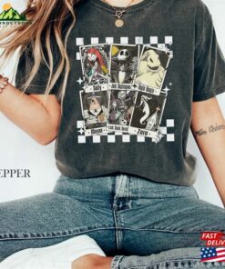 Nightmare Characters Tarot Cards Comfort Colors Shirt Disney Halloween Spooky Season Unisex Hoodie