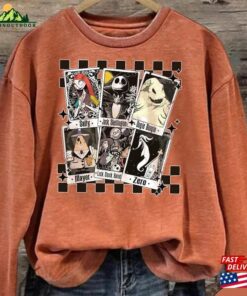 Nightmare Characters Tarot Cards Comfort Colors Sweatshirt Disney Halloween Fall Shirt Retro Spooky Season Classic T-Shirt