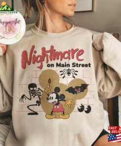 Nightmare On Main Street Disney Shirt Mickey Halloween World Disneyland Party 2023 Unisex Sweatshirt Nightmare On Main Street Disney Shirt Mickey Halloween World Disneyland Party 2023 Unisex Sweatshirt