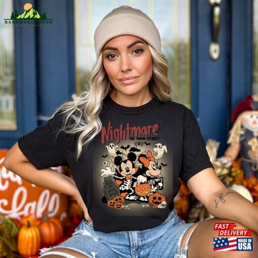 Nightmare On Main Street Shirt Disney Halloween T-Shirt Hoodie