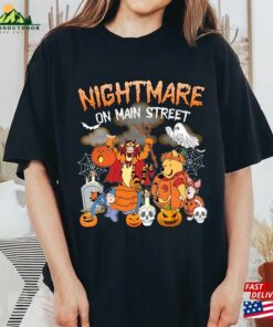 Nightmare On Main Street Winnie The Pooh Shirt And Friends Halloween Shirts Disney Hoodie Classic 4