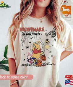Nightmare On Main Street Winnie The Pooh Shirt Disney Halloween Spooky Sweatshirt Unisex