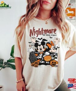 Nightmare On The Main Street Comfort Colors® Shirt Mickey Minnie Halloween Disney T-Shirt Hoodie Sweatshirt Nightmare On The Main Street Comfort Colors® Shirt Mickey Minnie Halloween Disney T-Shirt Hoodie Sweatshirt