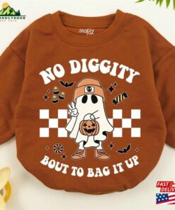 No Diggity Bout To Bag It Up Halloween Sweatshirt Retro Toddler Sweater T-Shirt Classic No Diggity Bout To Bag It Up Halloween Sweatshirt Retro Toddler Sweater T-Shirt Classic