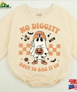 No Diggity Bout To Bag It Up Halloween Sweatshirt Retro Toddler Sweater T-Shirt Classic