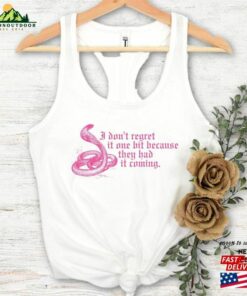 No Regrets Doing Bad Things Fan Made Design Outdoors Snake Next Level Women's Racerback Tank Sizes Sweatshirt T-Shirt 2 No Regrets Doing Bad Things Fan Made Design Outdoors Snake Next Level Womens Racerback Tank Sizes Sweatshirt T Shirt 3