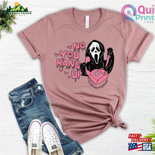 No You Hang Up Shirt Ghostface Scream Halloween Hoodie Sweatshirt