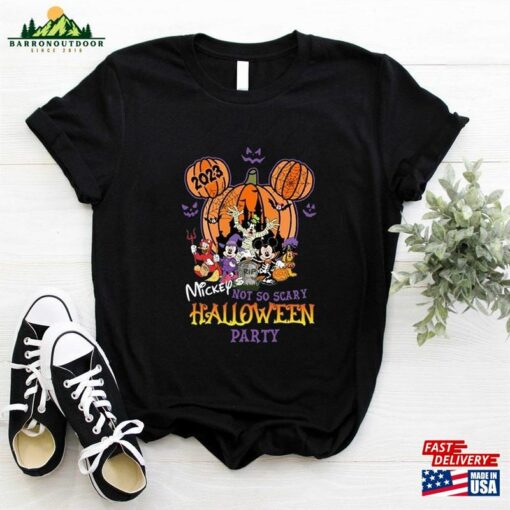 Not So Scary Halloween Party 2023 Shirts Mickey Disneyland Hoodie Sweatshirt